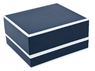 Caja Para Pulsera De Aro De Color Negro Monocromático - Imagen Estandar - 2