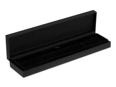 Premium Black Soft Touch Bracelet Box - Imagen Estandar - 1