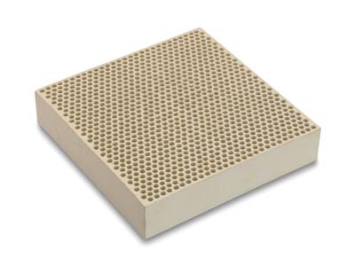 Tabla De Soldadura Cerámica Pequeña Honeycomb 100  X 100 X 21 MM