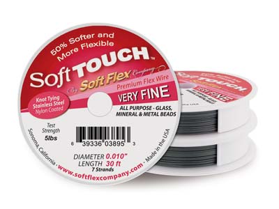 Hilo Soft Touch, Muy Fino, 0,010 De Diámetro0,25 Mm, 30 Ft9 M De Largo