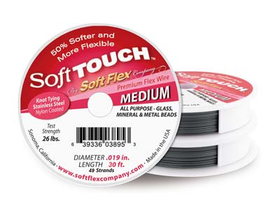 Hilo Soft Touch, Mediano, 0,019 Dediámetro0,48 Mm, 30 Ft9 M De Largo
