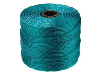 Cordn Verde Azulado Para Abalorioss-lon De Beadsmith Tex 210 De Calibre 18, 70 M