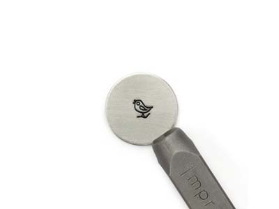 Impressart Signature Song Bird Design Stamp 6mm - Imagen Estandar - 1
