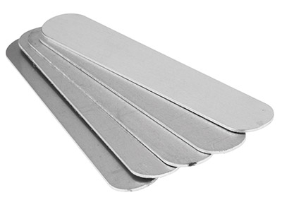 Troqueles De Pulsera De Aluminio Impressart De 25,4mm X 150mm, Pack De 5, - Imagen Estandar - 2
