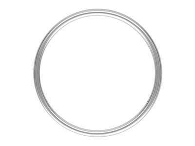 St Sil Plain Ring 1mm Size J1/2 - Imagen Estandar - 1