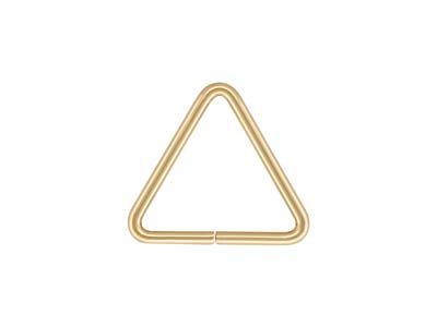 Enganches/anillas De Engarce Triangulares De Oro Laminado, 10 Mm, Paquete De 5 - Imagen Estandar - 1