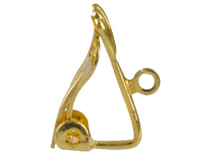 Fornitura De Clip Para Pendiente Chapada En Oro Con Anilla Abierta, Paquete De 10 - Imagen Estandar - 2