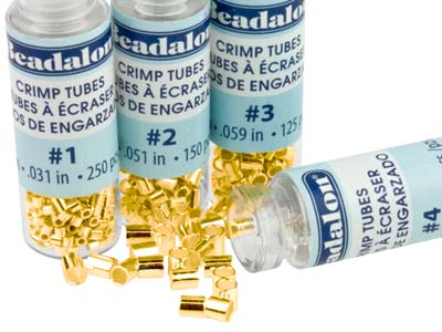 Chafas Variadas De Metal Base Chapadas En Oro Beadalon Tamaño 1-4 - Imagen Estandar - 1
