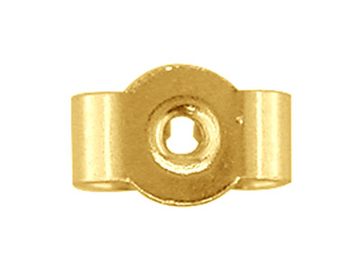 Cierres De Mariposa Ligeros De Oro Amarillo De 9 Ct 109, Paquete De 6, 100% Oro Reciclado - Imagen Estandar - 3