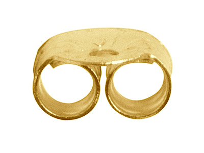 Cierres De Mariposa Sc30 De Oro Amarillo De 9 Ct, 0,005 Paquete De6, 100 Oro Reciclado