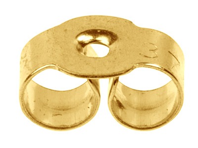 Cierres De Mariposa De Oro Amarillode 18 Ct, 112, 100 Oro Reciclado