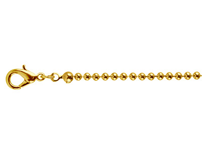 Bola Chapada En Oro De 2,4 Mm, 1845 Cm