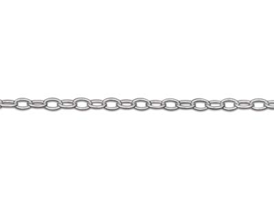 St Sil 1.3mm Trace Chain 16