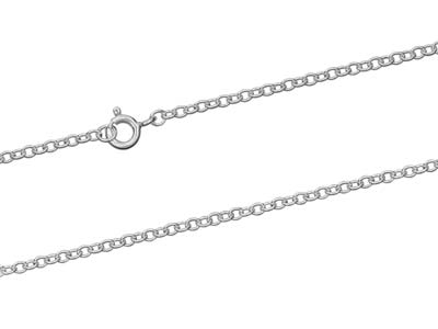 St Sil 2.3mm Trace Chain 30